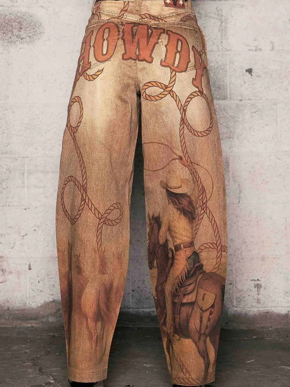 Desert Run Barrel Leg Jeans